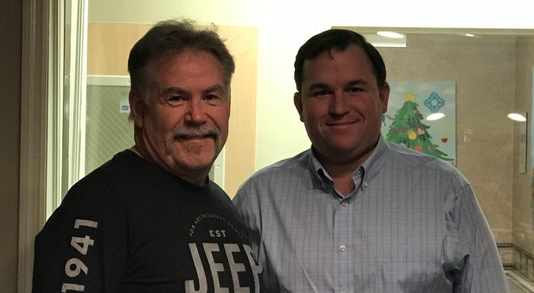 Bob Rose with candidate Judson Sapp of Green Cove Springs