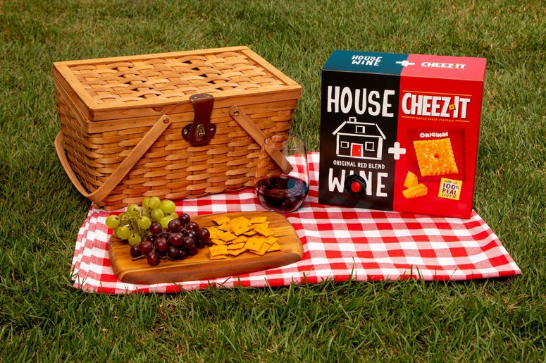 Cheez-It's & House Wine's Limited Edition Box Cheez-It's Just Paired With House Wine for a Limited Edition Box Wine x Crackers Collab that we need immediately