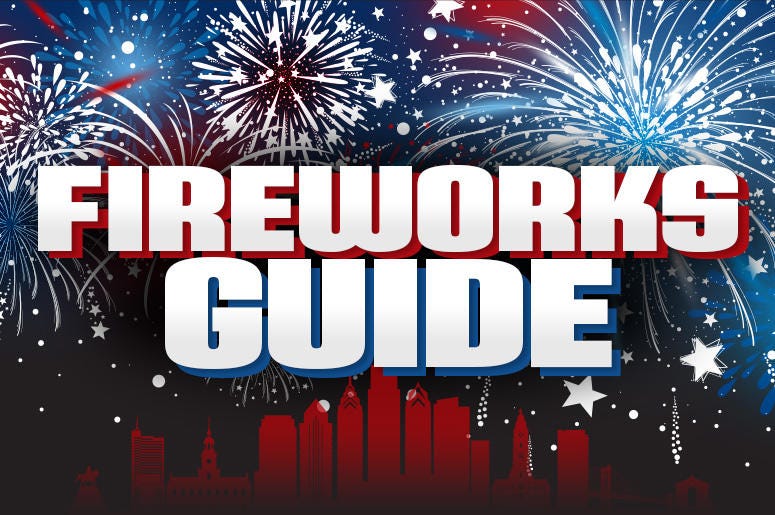 July 4th Fireworks Guide Philly Philadelphia Atlantic City AC Independence Day PA DE NJ NY VA MD