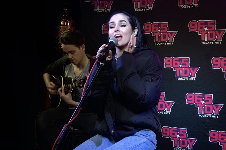 Maggie Lindemann Maggie Lindemann Performs "Pretty Girl" & Unreleased "Friends Go," Interviews with LA about Touring, Sabrina Carpenter, Khalid, Shoes and more LAOnAir, Exclusive, Interview, Performance, Pretty Girl, Human, Would I