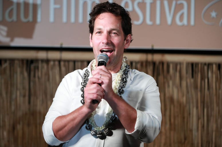 Paul Rudd Paul Rudd speaks onstage after receiving The Nova Award at the 2019 Maui Film Festival on June 12, 2019 in Wailea, Hawaii.