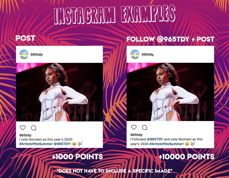 2020 Artist of the Summer - How to Vote on Instagram 2020 Artist of the Summer - Ways 2 Vote, How to Vote on Instagram