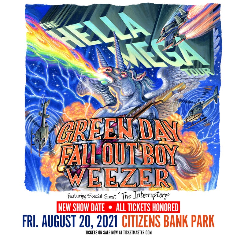 Green Day, Weezer, Fall Out Boy 'Hella Mega' Tour
