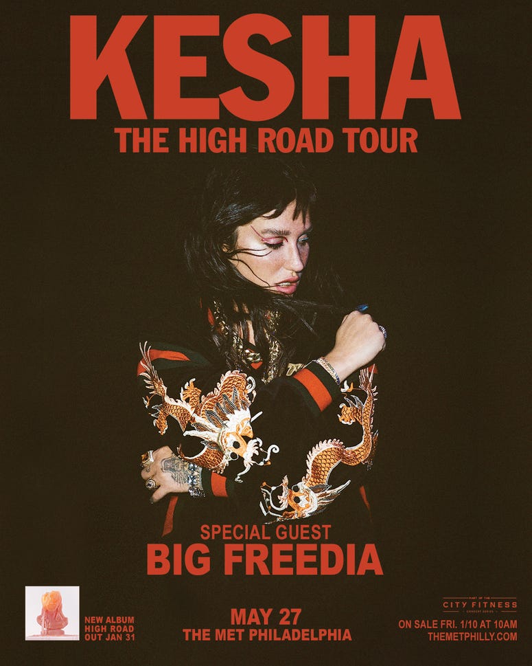 Kesha, The High Road Tour 2020, Big Freedia Philadelphia, The Met, Philly