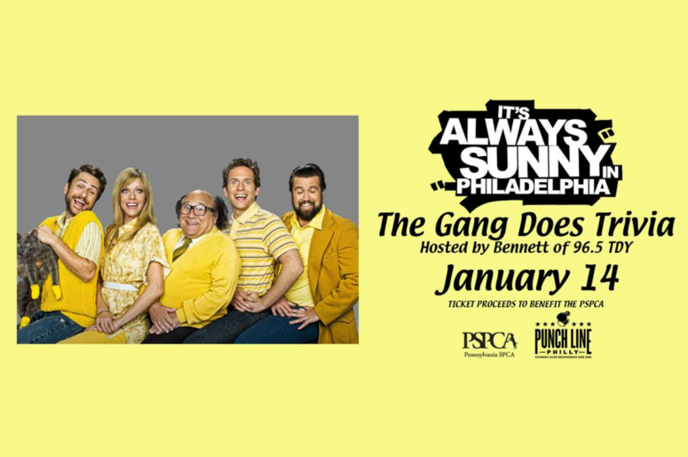 Always Sunny in Philadelphia Trivia benefiting the PSPCA