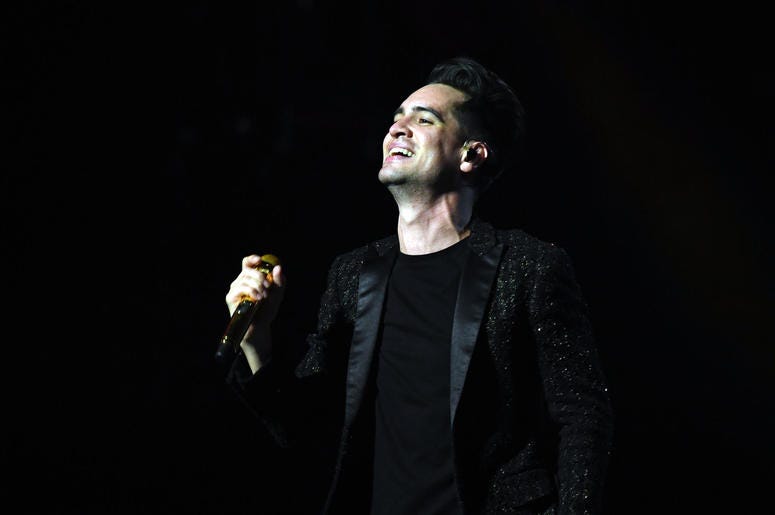 Brendon Urie of Panic! at the Disco Brendon Urie of Panic! at the Disco