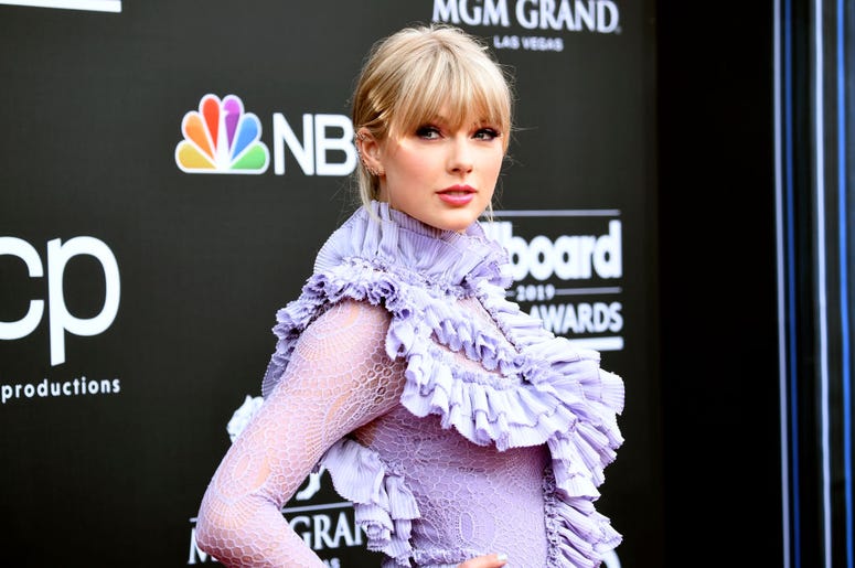 Taylor Swift Taylor Swift attends the 2019 Billboard Music Awards at MGM Grand Garden Arena on May 01, 2019 in Las Vegas, Nevada.