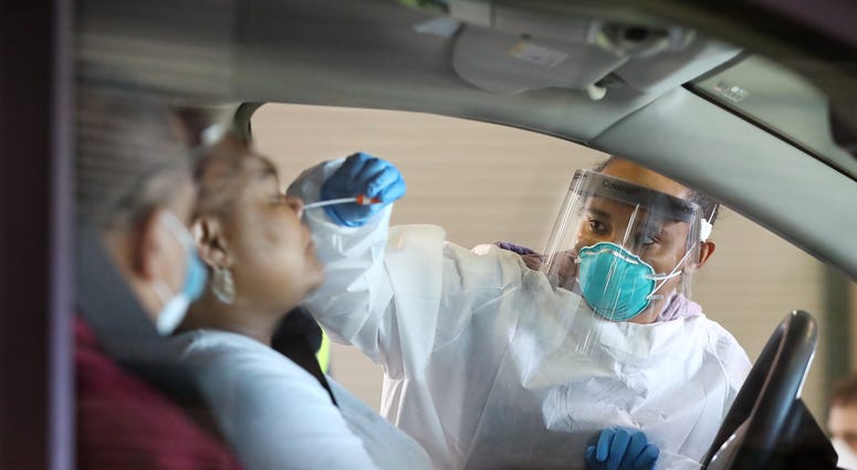 Coronavirus testing site