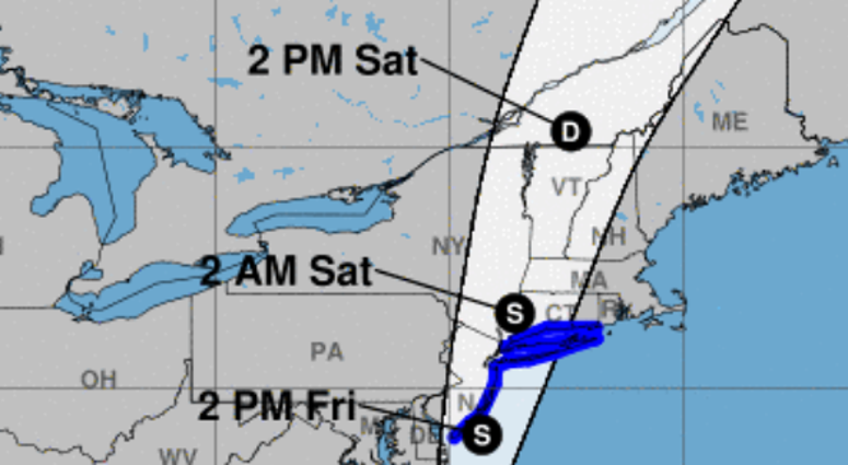 Tropical Storm Warning in effect for Coastal CT Tropical Storm Warning in effect for Coastal CT