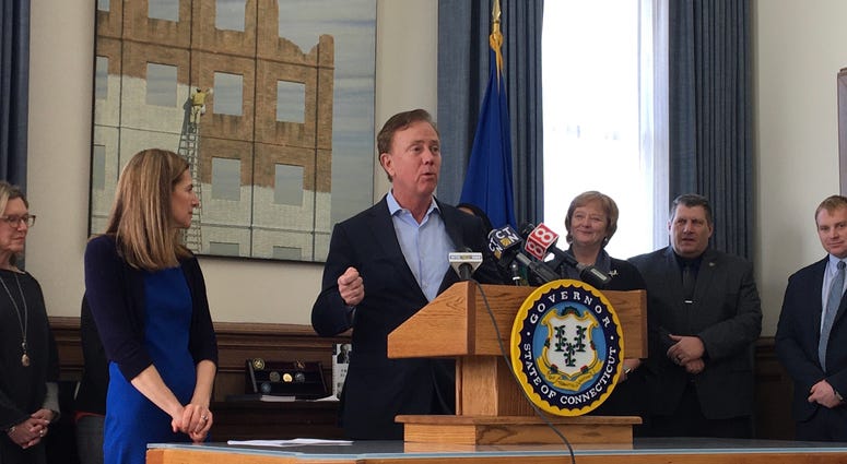 Gov. Ned Lamont holds news conference in his office, 2/19/20 Gov. Ned Lamont holds news conference in his office, 2/19/20