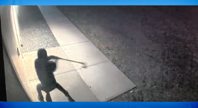 Screenshot of suspect on video surveillance