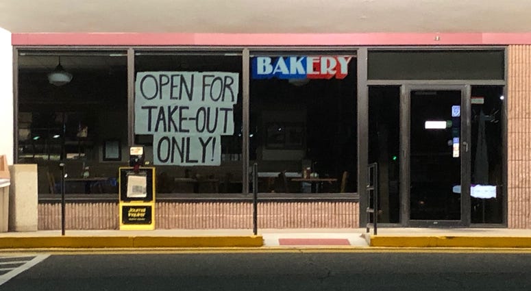 Take out and delivery are the only orders of the moment at Connecticut restaurants. (Shown here, the landmark Rein's Deli in Vernon, 3/17/20) Take out and delivery are the only orders of the moment at Connecticut restaurants. (Shown here, the landmark Rein's Deli in Vernon, 3/17/20)