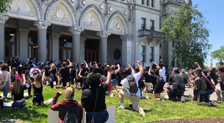CCSU Students Protest Against Racially Motivated Police Violence, CT State Capitol, 6/4/20 CCSU Students Protest Against Racially Motivated Police Violence, CT State Capitol, 6/4/20