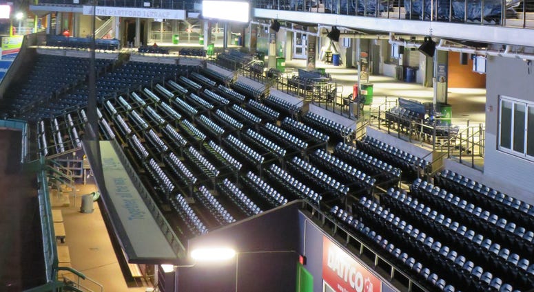 Dunkin' Donuts Park in Hartford, 10/22/19; the Hartford Yard Goats announced they will host the 2021 Eastern League All-Star Game Dunkin' Donuts Park Will Host 2021 Eastern League All-Star Game