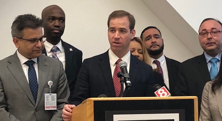 Hartford Mayor Luke Bronin briefs the public on city preparation for Coronavirus, 3/6/20 Hartford Mayor Luke Bronin briefs the public on city preparation for Coronavirus, 3/6/20