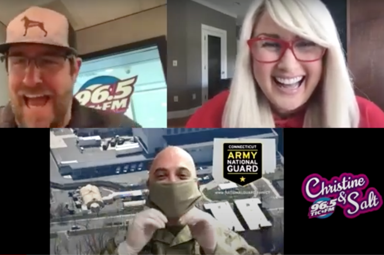 Christine and Salt try to join the CT Army National Guard