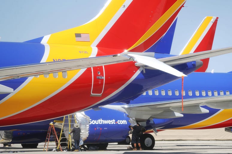 A Southwest airplane