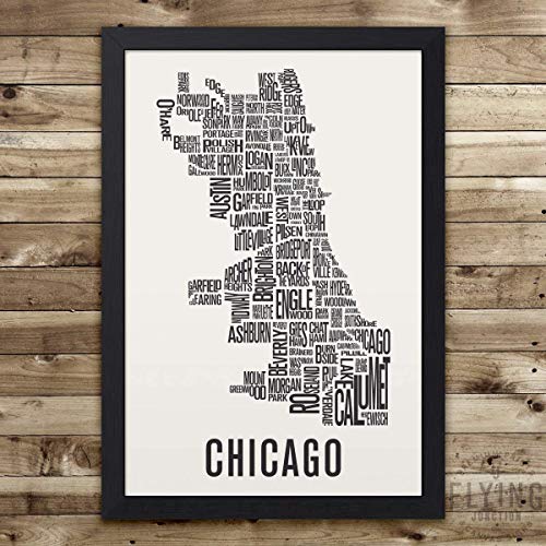 Chicago Neighborhood Print Chicago Neighborhood Print