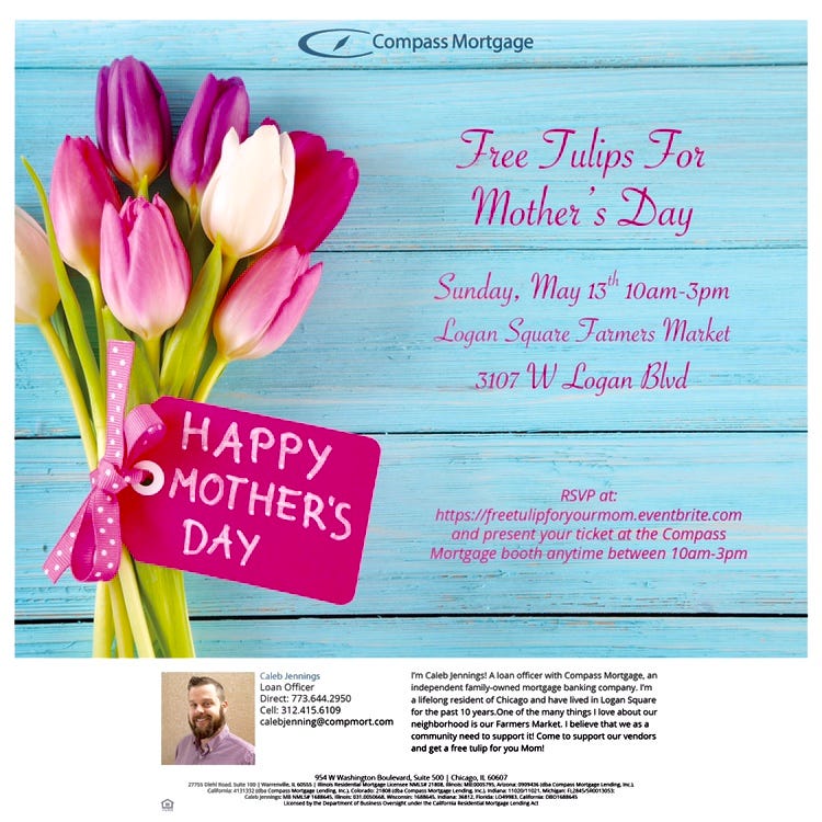 Free Tulips for Mother's Day Free Tulips for Mother's Day