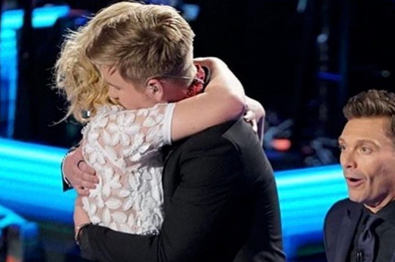 American Idol's Caleb Lee Hutchinson & Maddie Pope American Idol's Caleb Lee Hutchinson & Maddie Pope