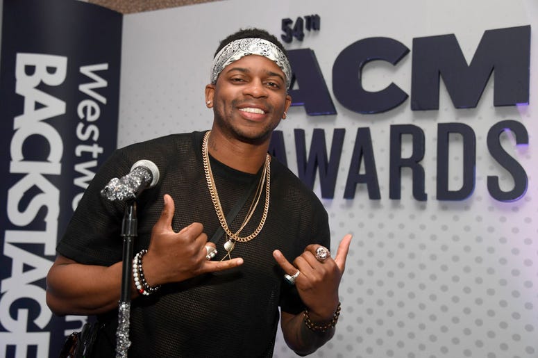 Jimmie Allen attends the 54th Academy Of Country Music Awards Jimmie Allen attends the 54th Academy Of Country Music Awards