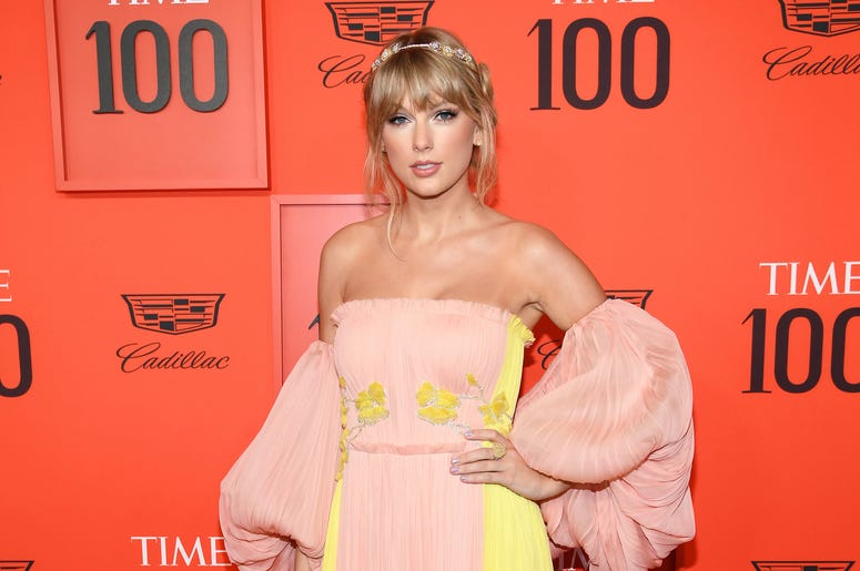 Taylor Swift attends the TIME 100 Gala Red Carpet at Jazz at Lincoln Center on April 23, 2019 in New York City. Taylor Swift attends the TIME 100 Gala Red Carpet at Jazz at Lincoln Center on April 23, 2019 in New York City.