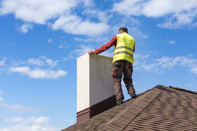 guy near a chimney