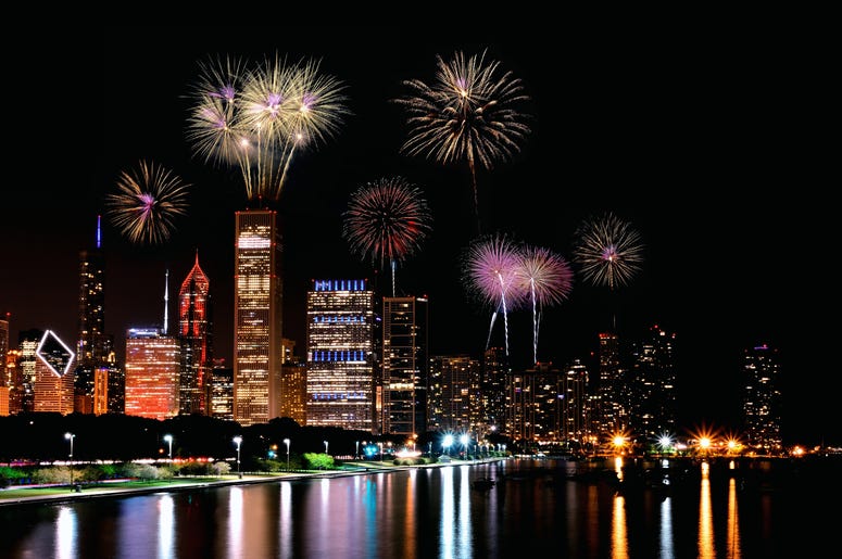 Chicago Fireworks - Navy Pier Chicago Fireworks - Navy Pier