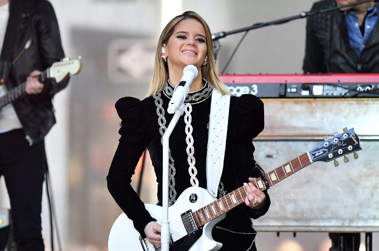 Maren Morris performs on NBC's 'Today' at Rockefeller Plaza on March 8, 2019 in New York City Maren Morris performs on NBC's 'Today' at Rockefeller Plaza on March 8, 2019 in New York City
