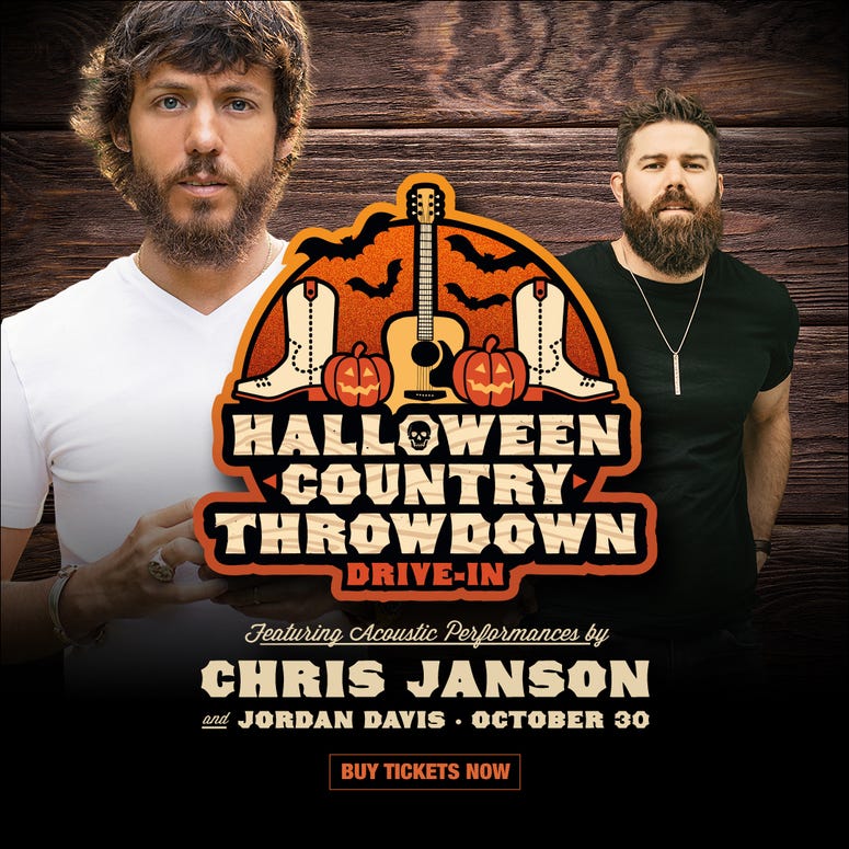 Chris Janson, Jordan Davis, Drive-in concert