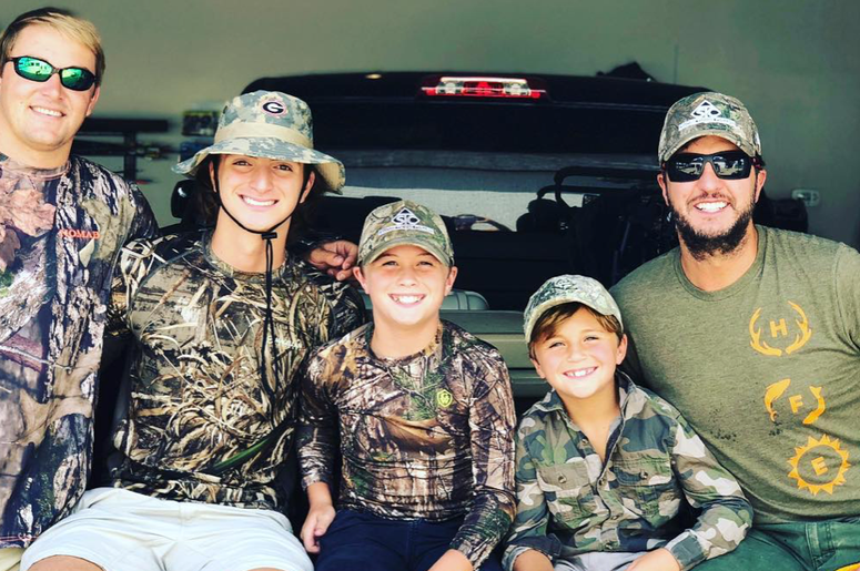 Luke Bryan & his family Luke Bryan & his family