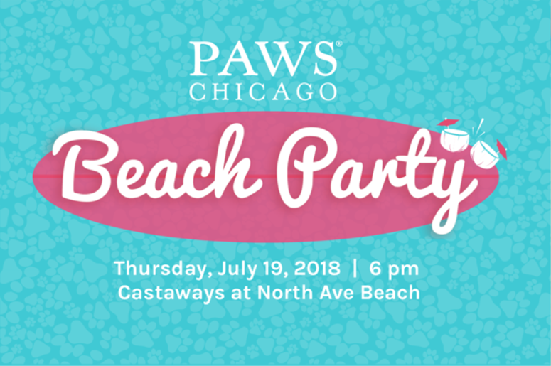 Paws Chicago Beach Party 2018 pawschicago.org Paws Chicago Beach Party 2018