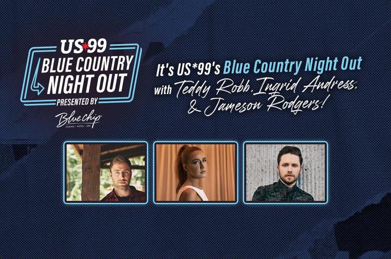 Blue Country Night Out, US*99, Joes Live, Free Tickets