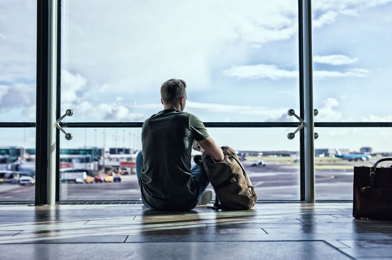 Stock Photo/Man at the airport Stock Photo/Man at the airport
