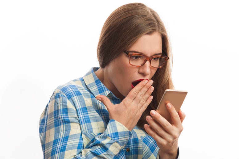 Shocked Smartphone Shocked Smartphone