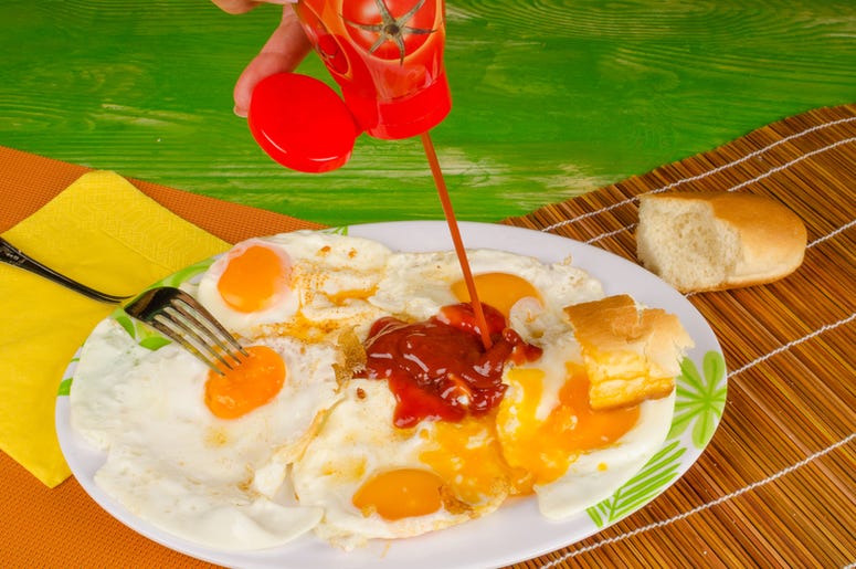 Ketchup on Eggs Ketchup on Eggs