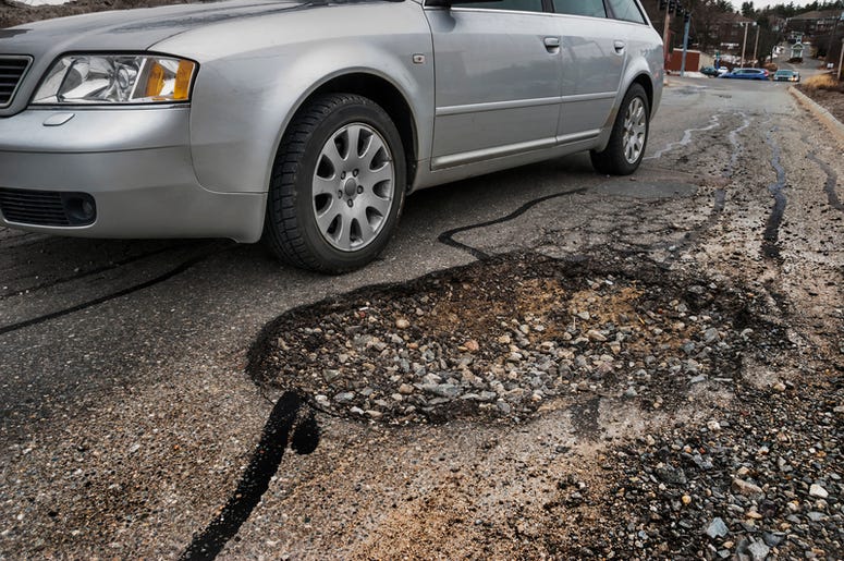 Huge Pothole Huge Pothole