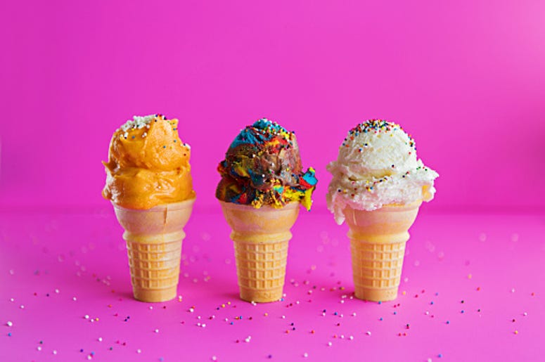 Ice Cream, Tate's Old Fashioned Ice Cream Shop, Frontline Heroes, Firefighters, Local,