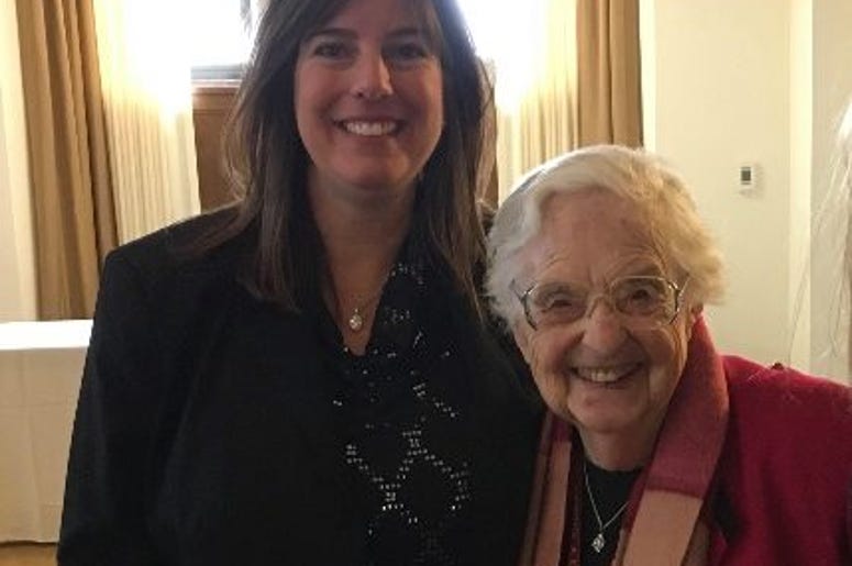 Trish and Sister Jean Trish and Sister Jean