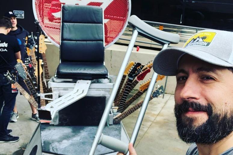 Matthew Ramsey's Dave Grohl Chair Matthew Ramsey's Dave Grohl Chair