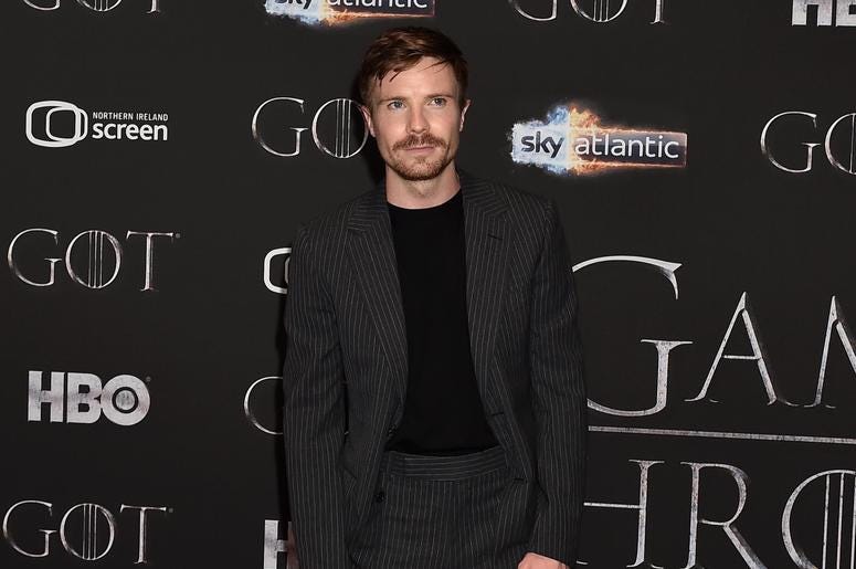 Joe Dempsie attends the 'Game of Thrones' Season 8 screening at the Waterfront Hall on April 12, 2019 in Belfast, Northern Ireland. Joe Dempsie attends the 'Game of Thrones' Season 8 screening at the Waterfront Hall on April 12, 2019 in Belfast, Northern Ireland.