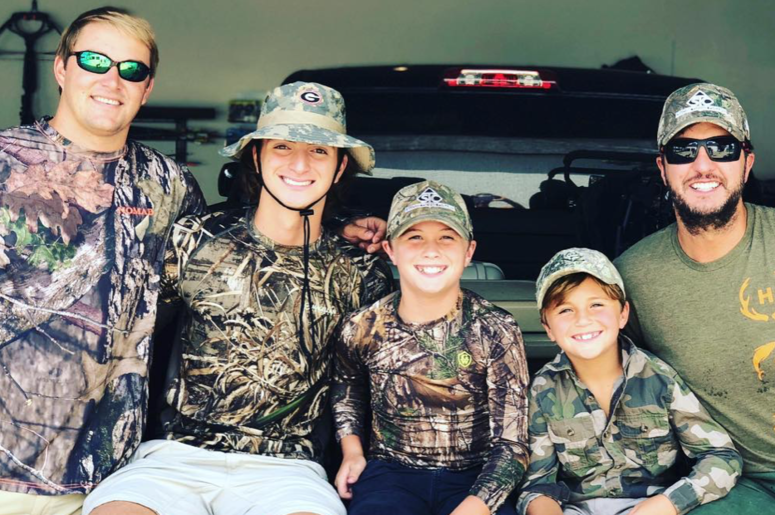 Luke Bryan & his family Luke Bryan & his family
