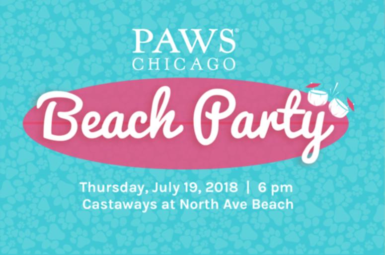 Paws Chicago Beach Party 2018 pawschicago.org Paws Chicago Beach Party 2018