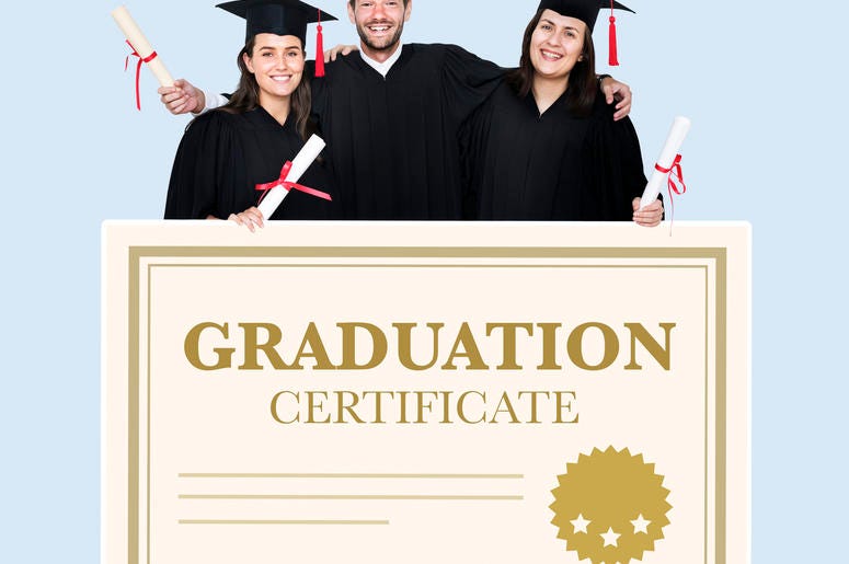 Graduation Certificate Graduation Cenrtificate