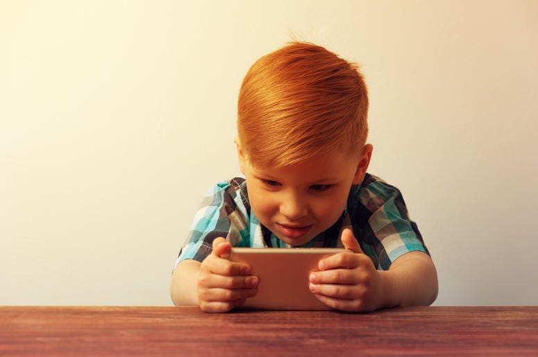 Kid and iPhone Kid and iPhone