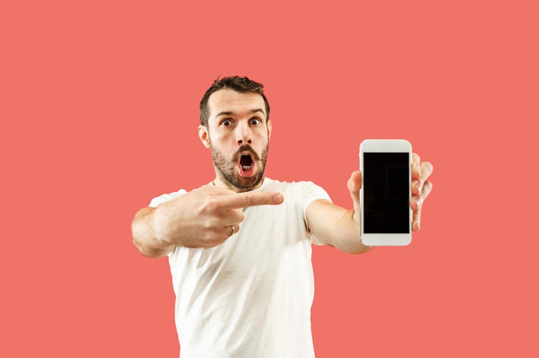 Shocked Smartphone Shocked Smartphone
