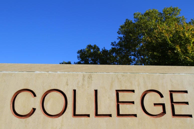 College Sign College Sign