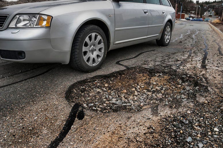 Huge Pothole Huge Pothole