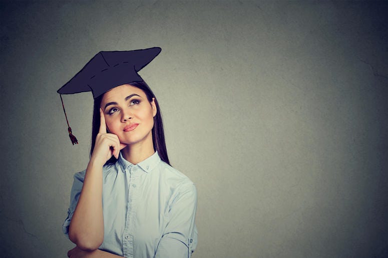 Thoughtful Graduate Thoughtful Graduate