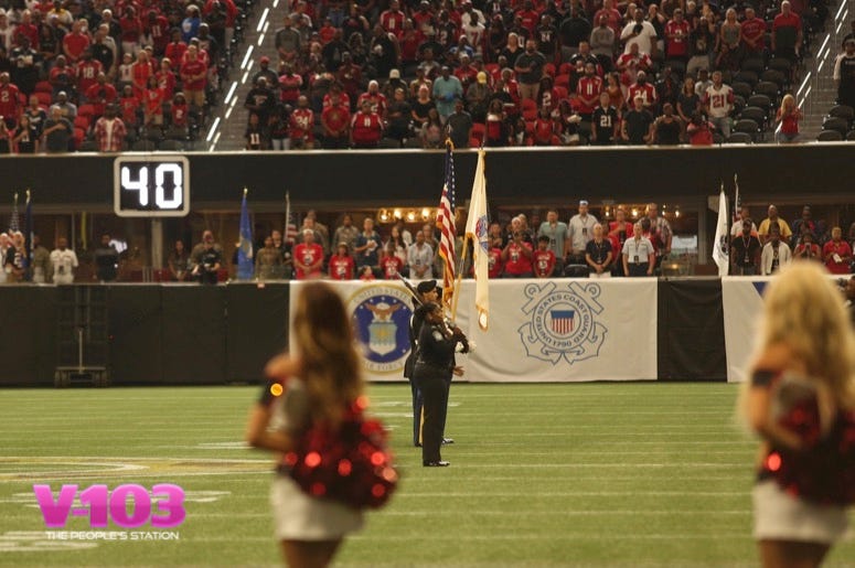 Atlanta Falcons Military Appreciation Day Atlanta Falcons Military Appreciation Day